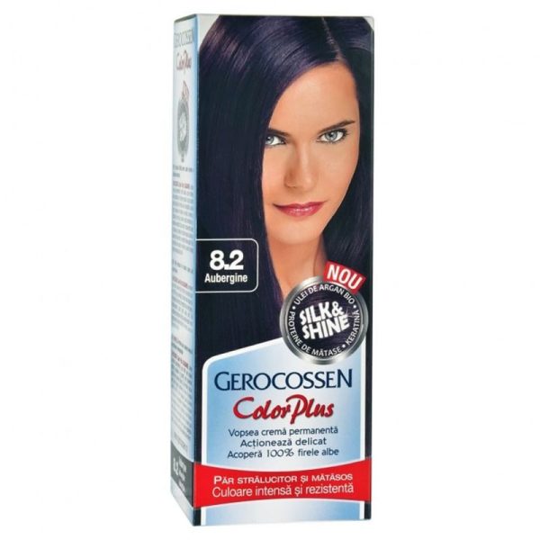 Vopsea pentru Par, Gerocossen Color plus, 8/2 Aubergine