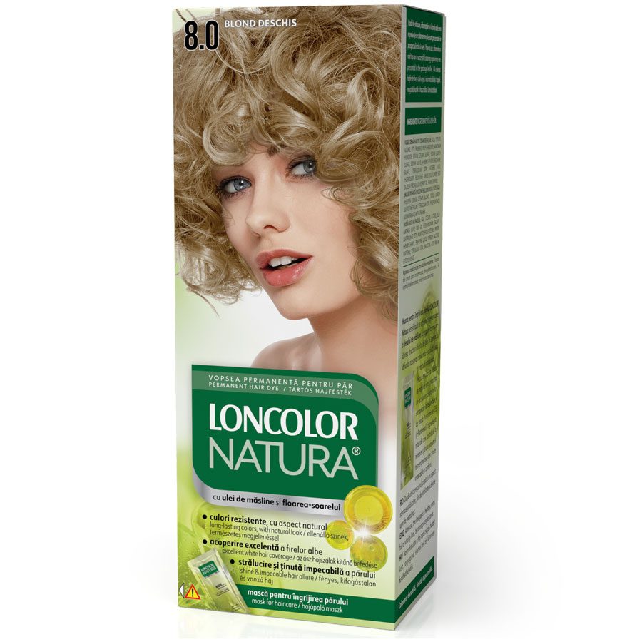 Vopsea pentru Par, Loncolor Natura, 8/0 Blond Deschis
