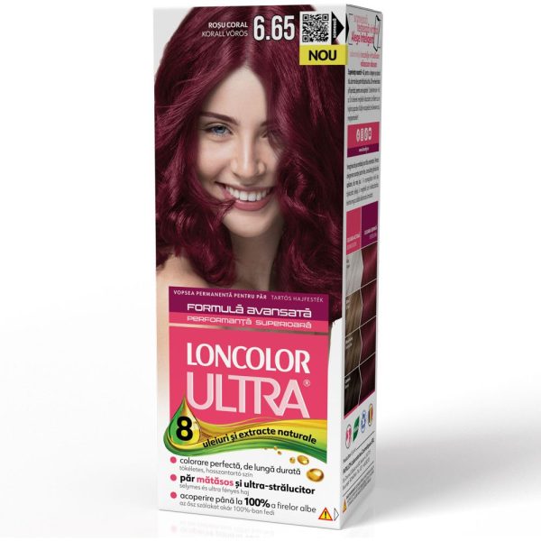 Vopsea pentru Par, Loncolor Ultra, 6/65 Rosu Coral