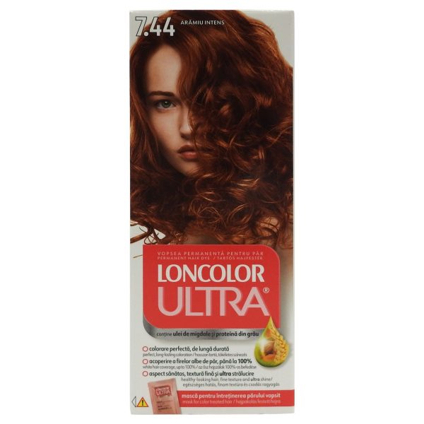 Vopsea pentru Par, Loncolor Ultra, 7/44 Aramiu Intens