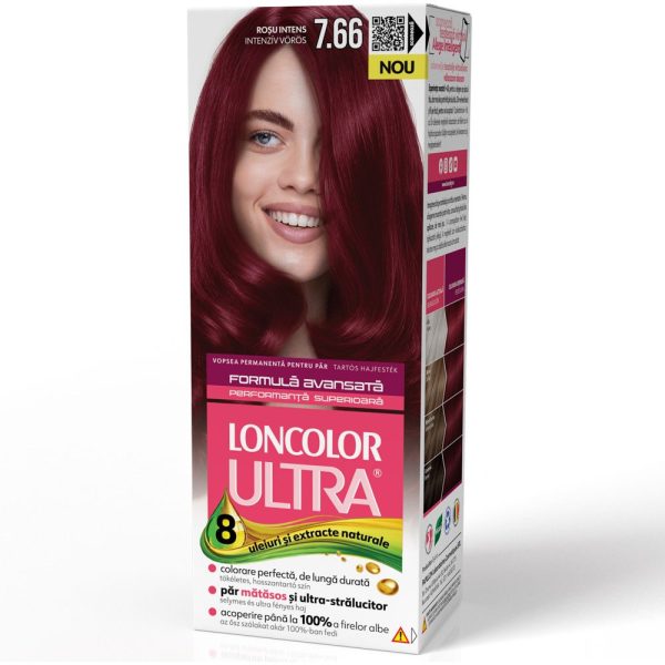 Vopsea pentru Par, Loncolor Ultra, 7/66 Rosu Intens
