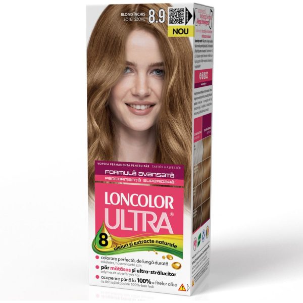 Vopsea pentru Par, Loncolor Ultra, 8/9 Blond Inchis