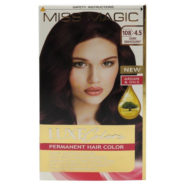 Vopsea pentru Par, Miss Magic, nr. 108 4.5 Mahon Inchis
