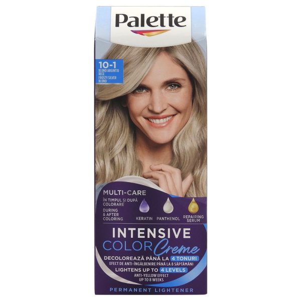 Vopsea pentru Par, Palette Icc, C10/10-1 Blond Argintiu Rece