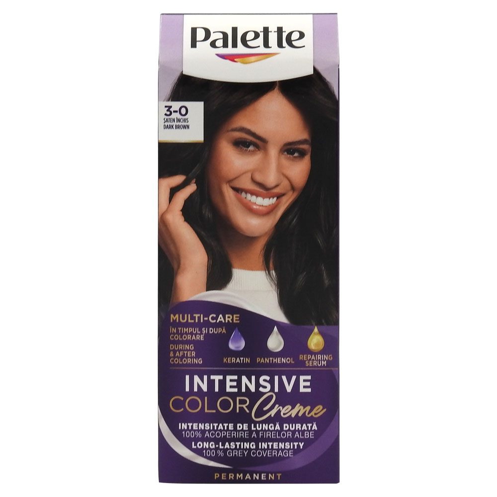 Vopsea pentru Par, Palette Icc, N2/3-0 Saten Inchis