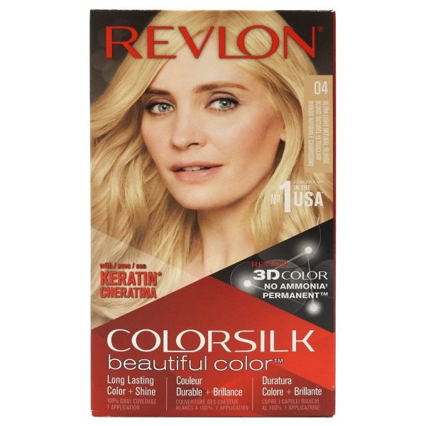 Vopsea pentru Par, Revlon Color Silk, 04 Light Blonde