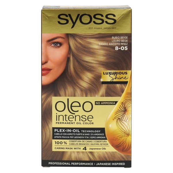 Vopsea pentru Par, Syoss, Oleo 8/05 Beige Blond
