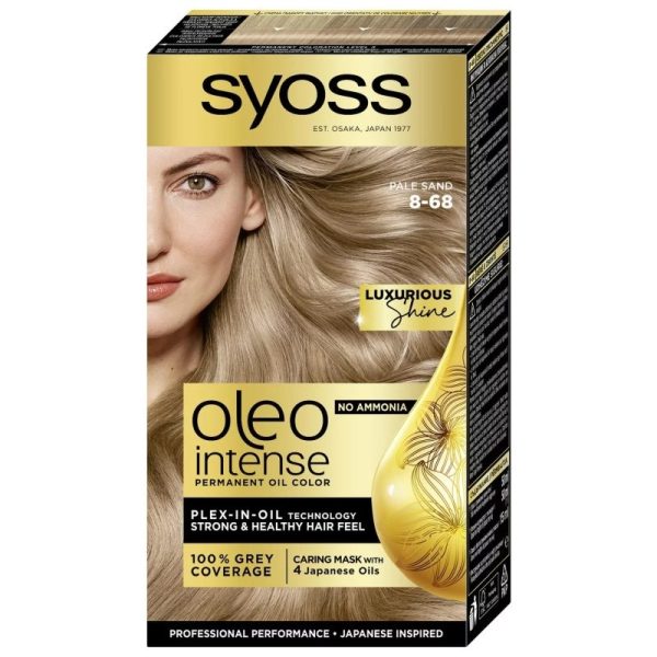 Vopsea pentru Par, Syoss, Oleo 8/68 Pale Sand