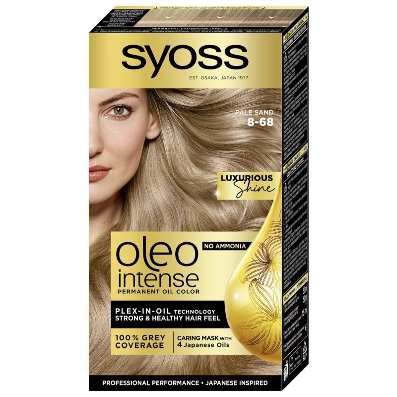Vopsea pentru Par, Syoss, Oleo 8/68 Pale Sand