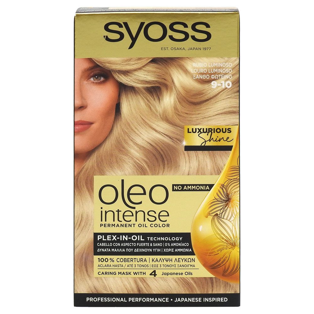 Vopsea pentru Par, Syoss, Oleo 9/10 Bright Blond