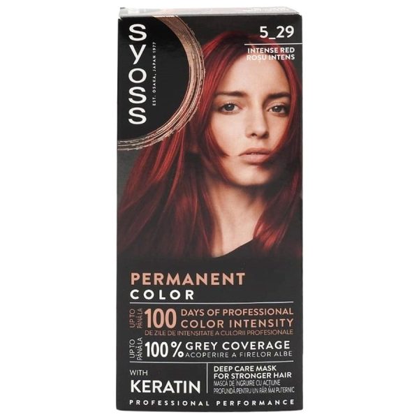 Vopsea pentru Par, Syoss Professional, 5-29 Roscat Intens