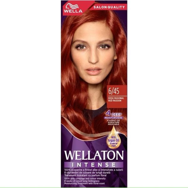 Vopsea pentru Par, Wellaton, 6/45 Rosu Pasional