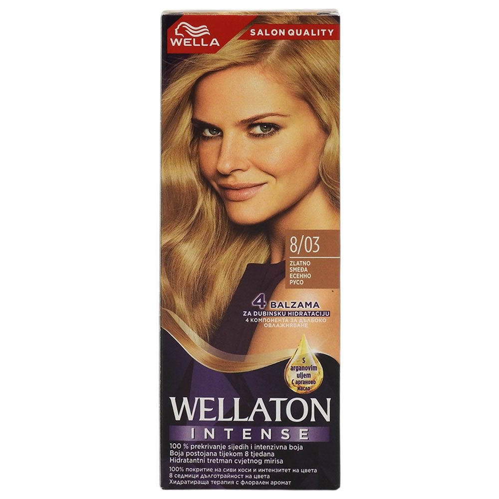 Vopsea pentru Par, Wellaton, 8/03 Toamna Aurie
