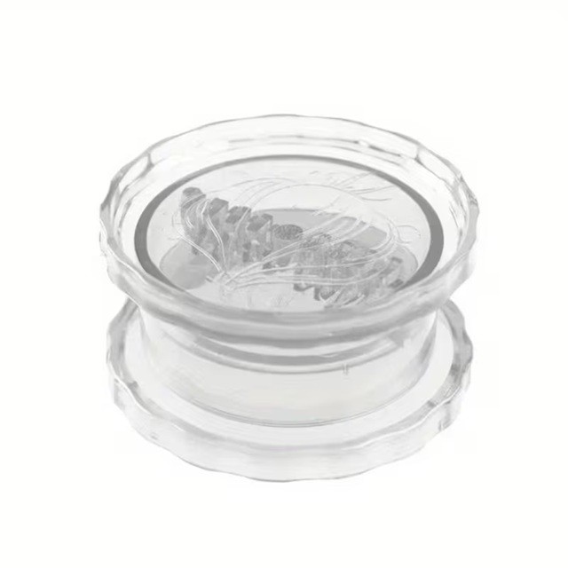 Zdrobitor de Usturoi, Flippy, Multifunctional, din Plastic, Prin Rasucire, 4 x 7.5 cm, Transparent