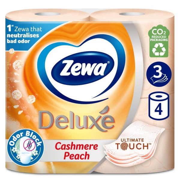 Zewa Hartie Igienica 4ROLE 3STRATURI Peach